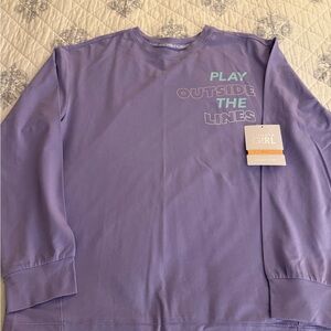 Athleta Girl Purple Long Sleeve Shirt